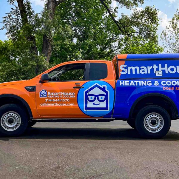Smart House Full car wrap in St. Louis